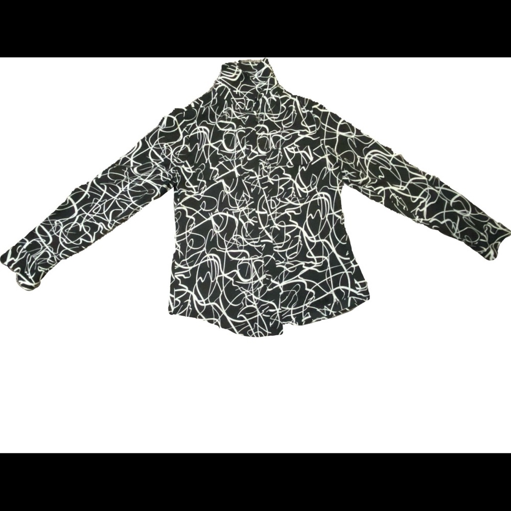 Ivanka Trump jacket, black/white, MEDIUM, never warn